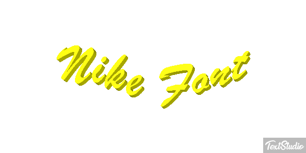Nike Font Efekt tekstowy