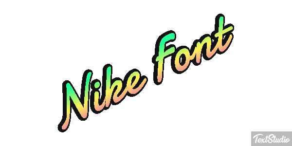 Nike Font Efekt tekstowy