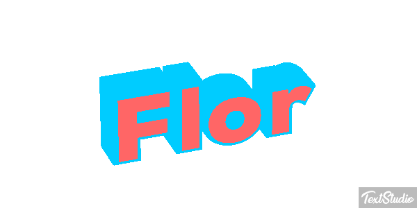 Flor Efeito do texto
