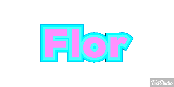 Flor Efeito do texto