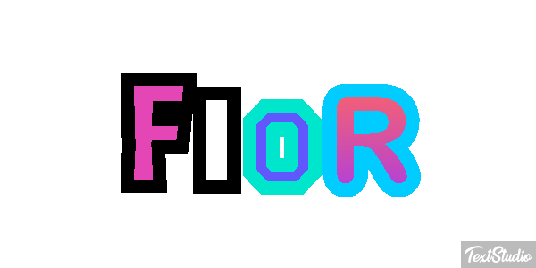 Flor Efeito do texto