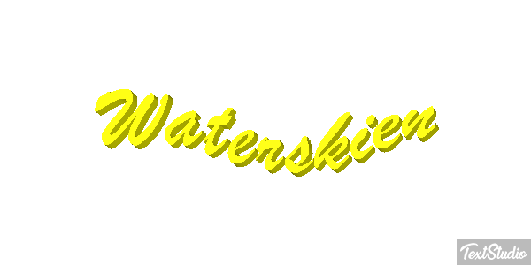 Waterskiën Текстовый эффект