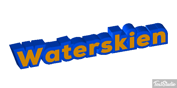 Waterskiën Текстовый эффект