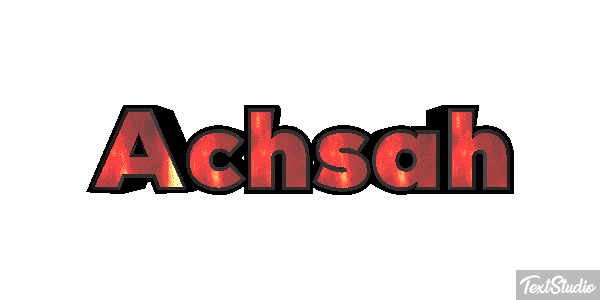 Achsah Texteffekt