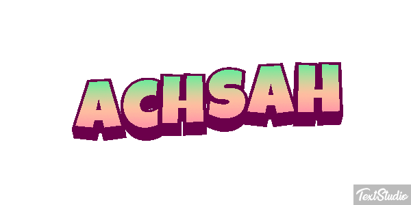 Achsah Texteffekt