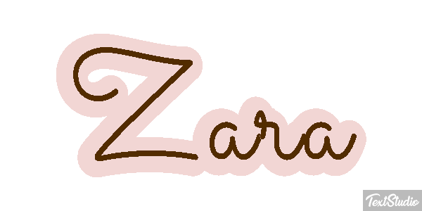 Zara Efecto de texto