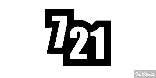 721 Текстовый эффект