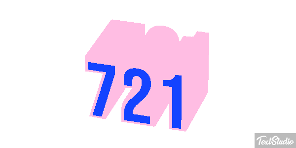 721 Текстовый эффект