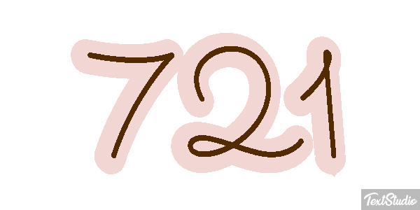 721 Текстовый эффект