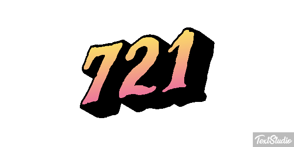 721 Текстовый эффект