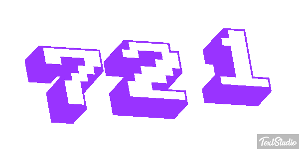 721 Текстовый эффект