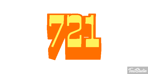 721 Текстовый эффект