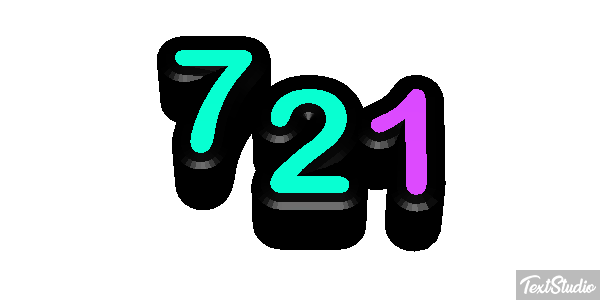 721 Текстовый эффект