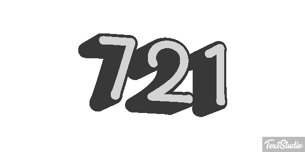 721 Текстовый эффект