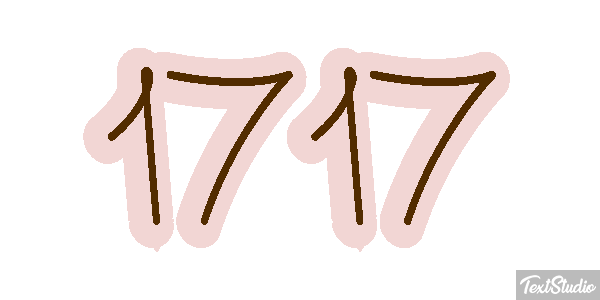 1717 Text effect