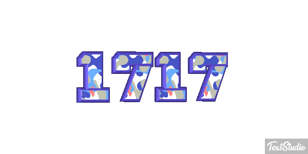 1717 Text effect