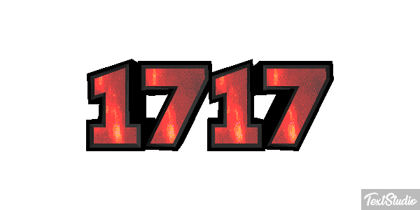 1717 Text effect