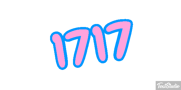 1717 Text effect