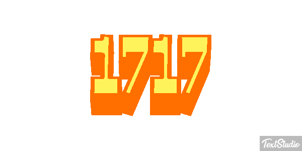 1717 Text effect