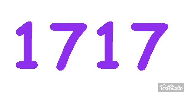 1717 Text effect