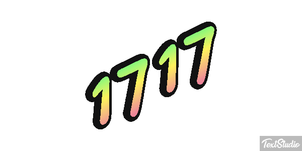 1717 Text effect