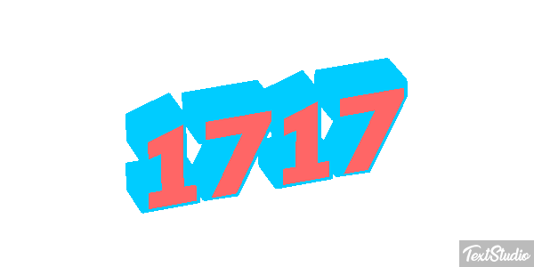 1717 Text effect