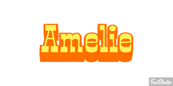 Amélie Efekt tekstowy