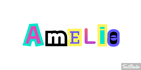 Amélie Efekt tekstowy