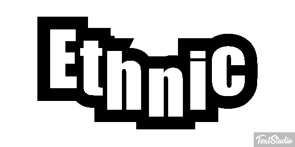 Ethnic Efecto de texto