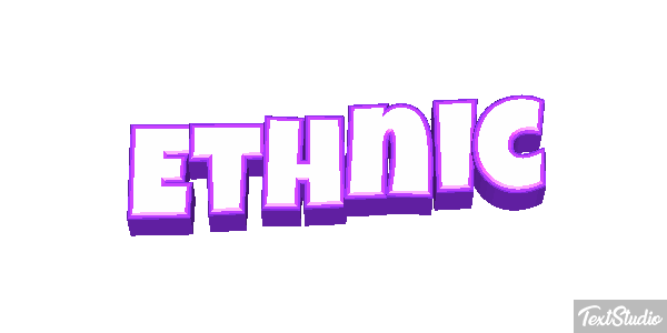 Ethnic Efecto de texto
