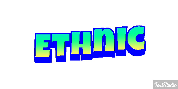 Ethnic Efecto de texto