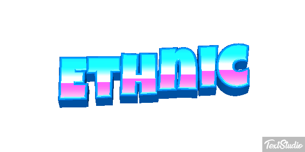 Ethnic Efecto de texto