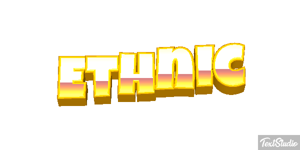 Ethnic Efecto de texto