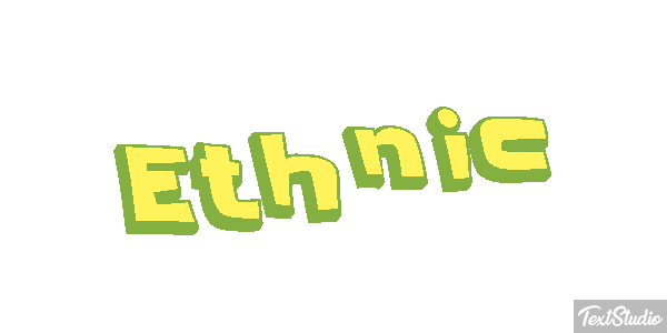 Ethnic Efecto de texto