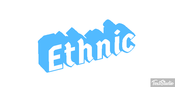 Ethnic Efecto de texto