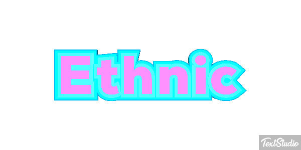 Ethnic Efecto de texto
