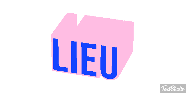 Lieu Effet de texte