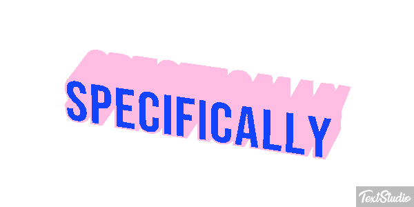 Specifically Text effect