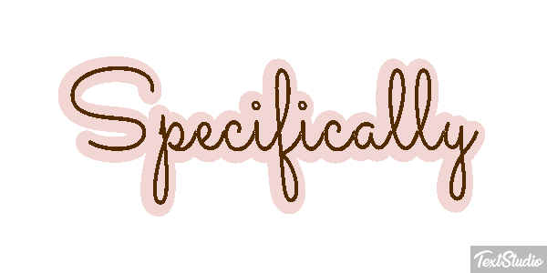 Specifically Text effect