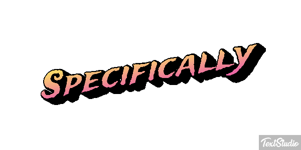 Specifically Text effect