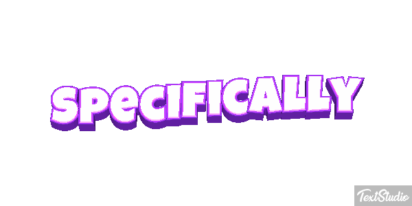 Specifically Text effect
