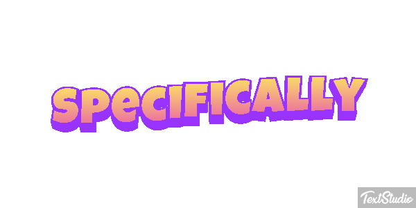 Specifically Text effect