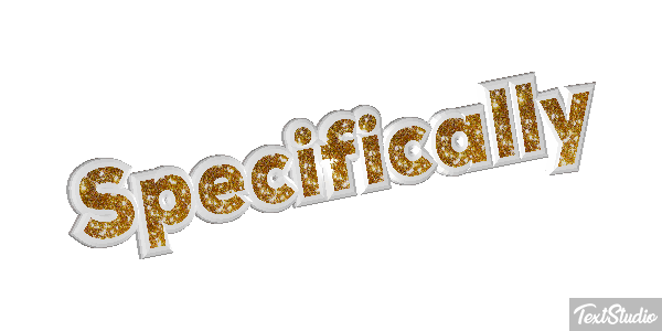 Specifically Text effect