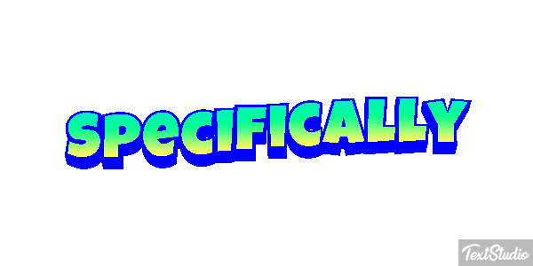 Specifically Text effect