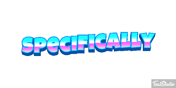 Specifically Text effect