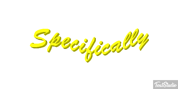 Specifically Text effect