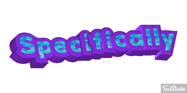 Specifically Text effect