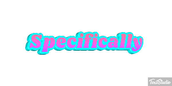 Specifically Text effect