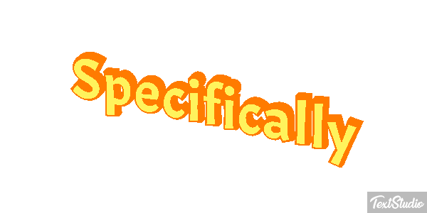 Specifically Text effect