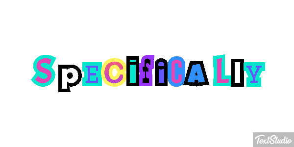 Specifically Text effect